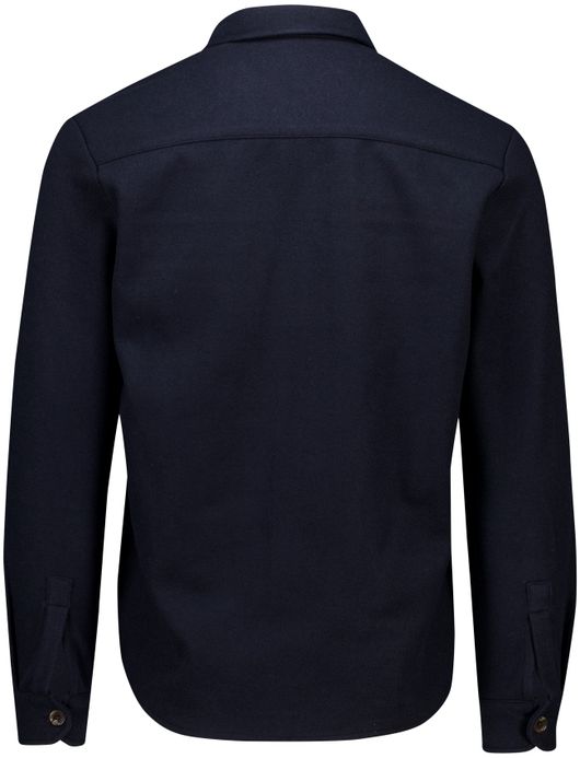 Born with Appetite Reggie overshirt donkerblauw
