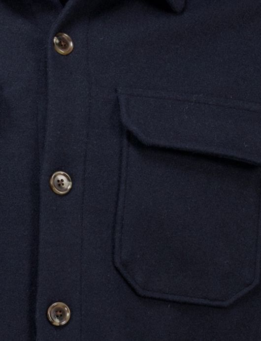 Born with Appetite Reggie overshirt donkerblauw