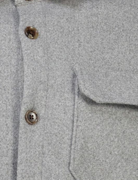 Born with appetite reggie overshirt grijs