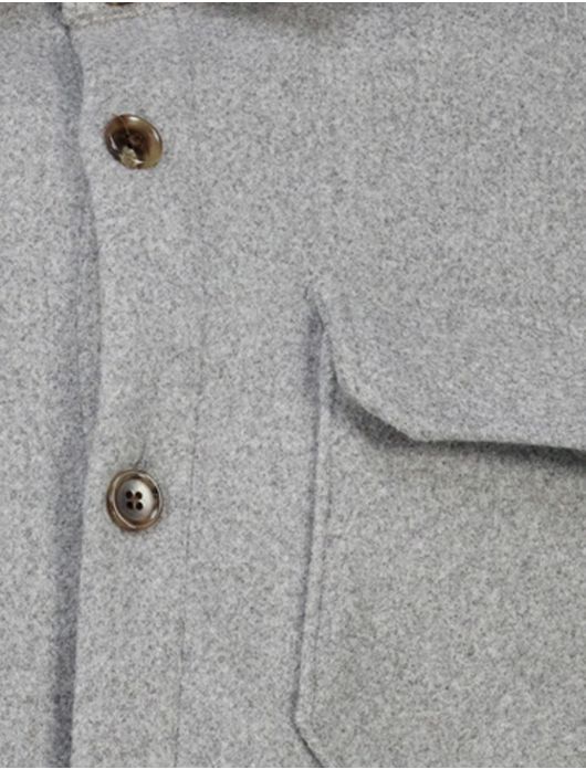 Born with appetite reggie overshirt grijs