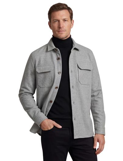 Born With Appetite overshirt born with appetite grijs wol