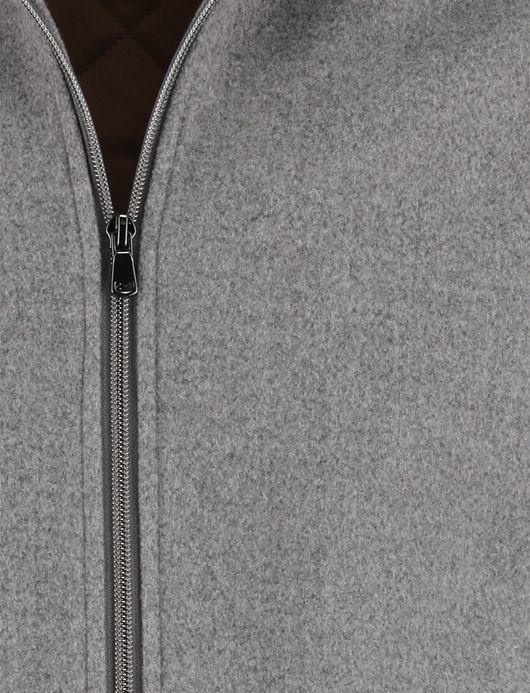 Born with appetite jas slim fit effen grijs