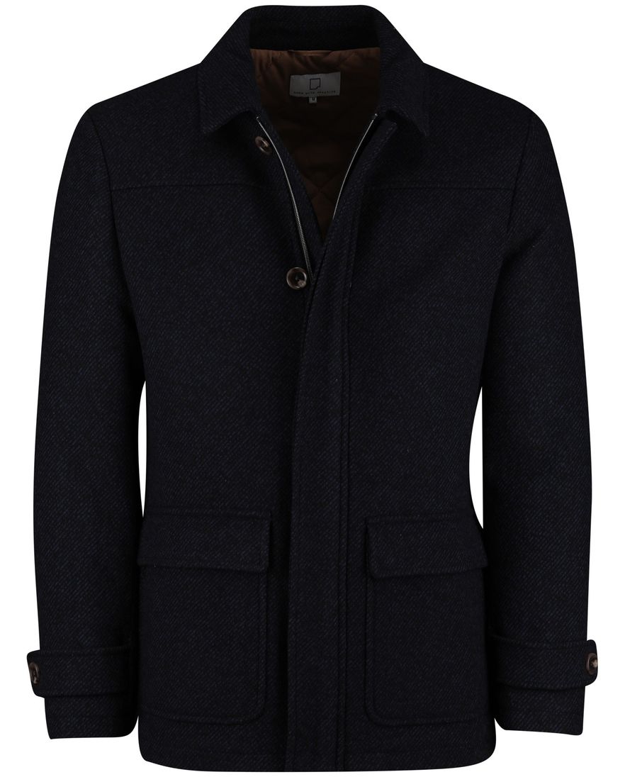 Born with appetite manteljas navy effen