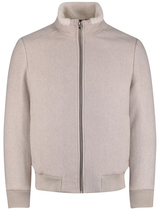 Born With Appetite tussenjas wol beige