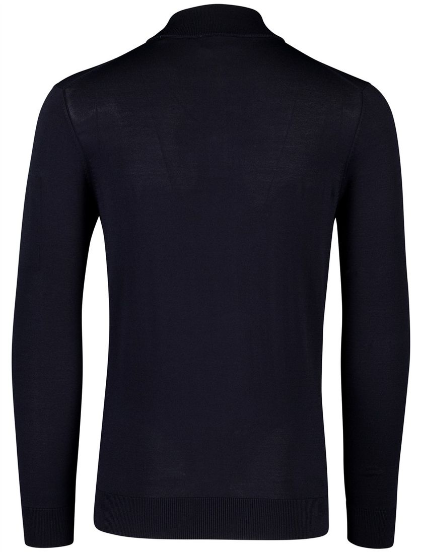 Trui Born With Appetite half zip navy