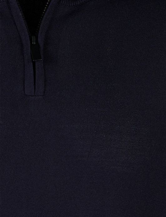 Born With Appetite trui half zip navy
