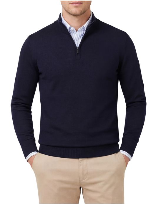 Born With Appetite knitted pullover navy