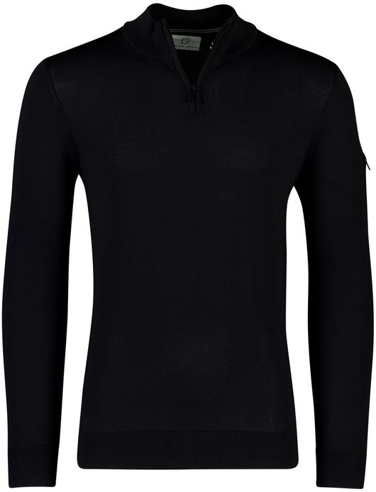 Born With Appetite trui half zip zwart