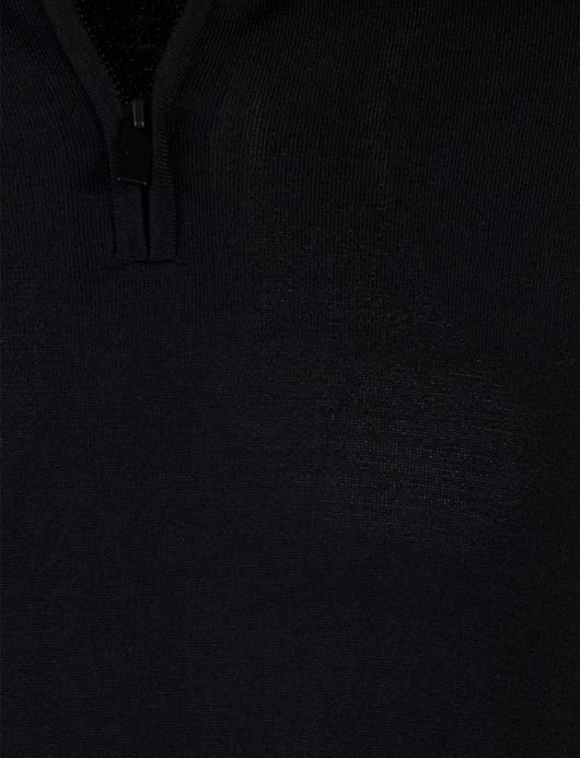 Born With Appetite trui half zip zwart