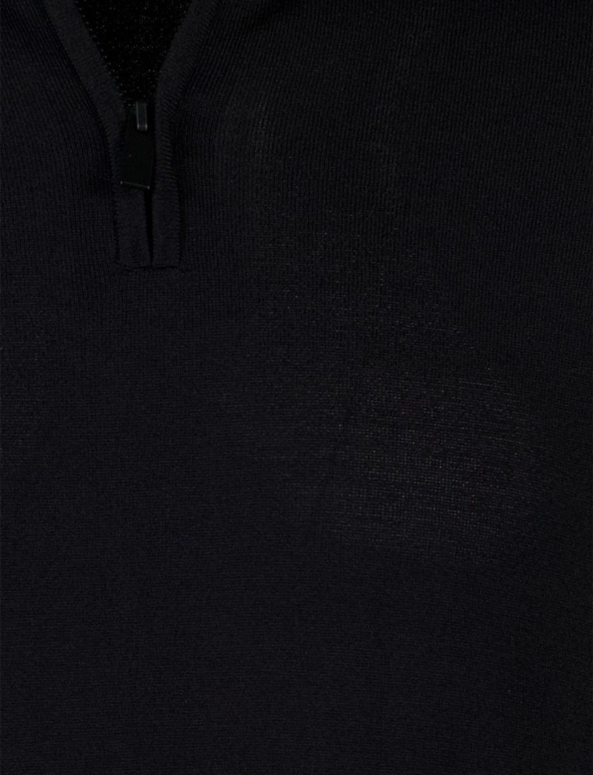 Trui Born With Appetite half zip zwart