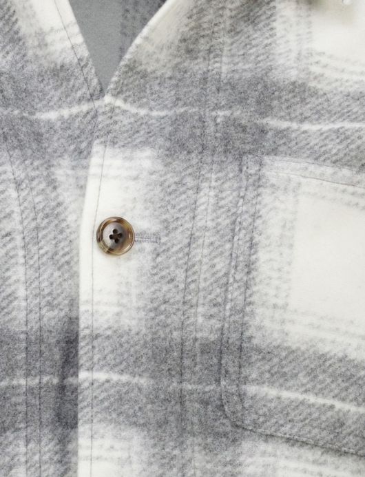 Born with appetite overshirt grijs