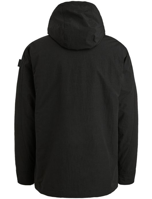PME Legend Winterjas Zwart Parka kort uitneembare voering