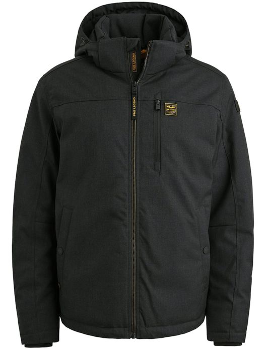 PME Legend winterjas zwart effen