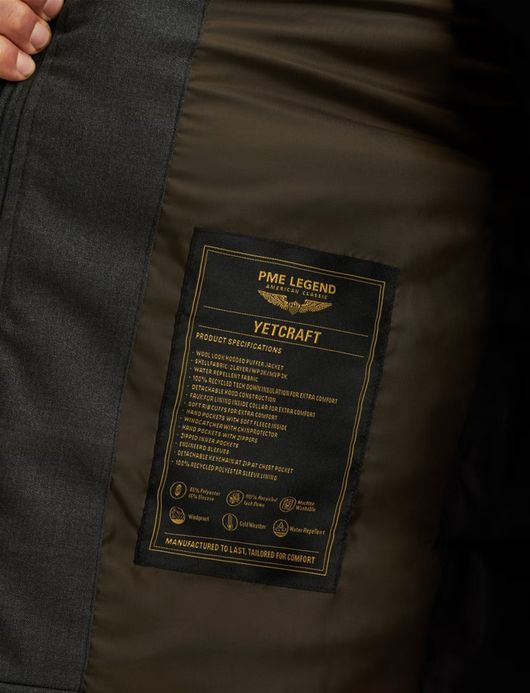 PME Legend winterjas groen