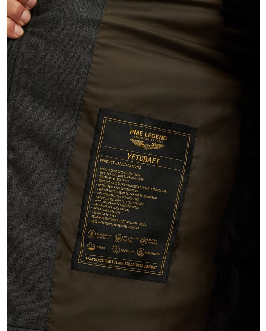 PME Legend winterjas groen