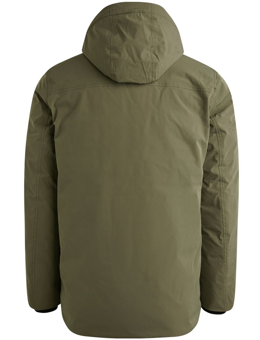 Winterjas Vanguard Donkergroen enkele borstzak