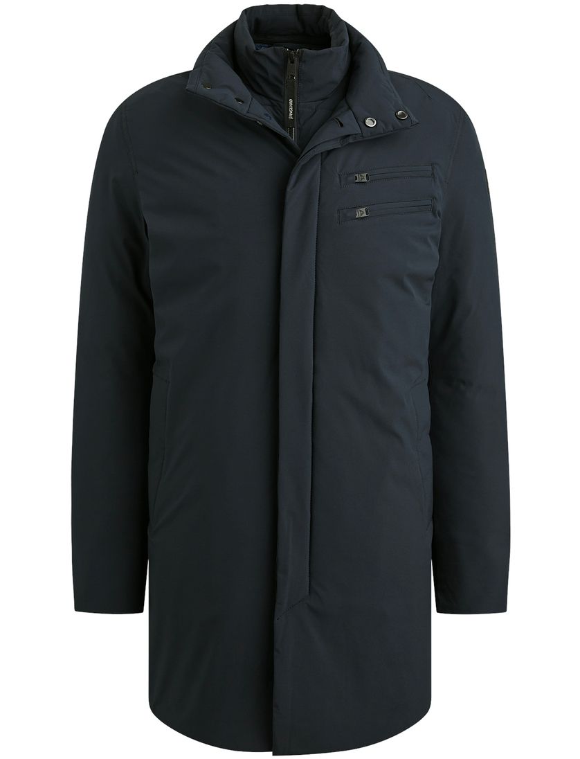 Winterjas Vanguard Donkerblauw dubbele borstzak
