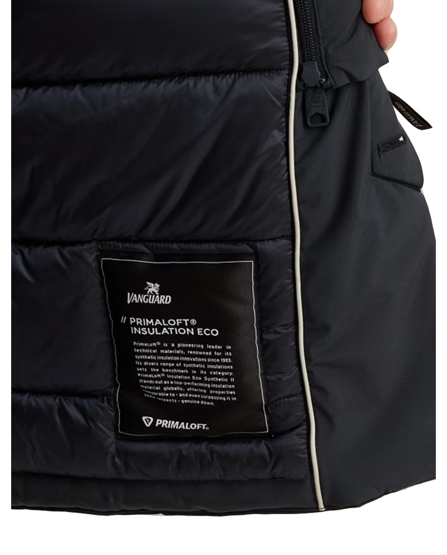 Vanguard Winterjas Donkerblauw dubbele borstzak