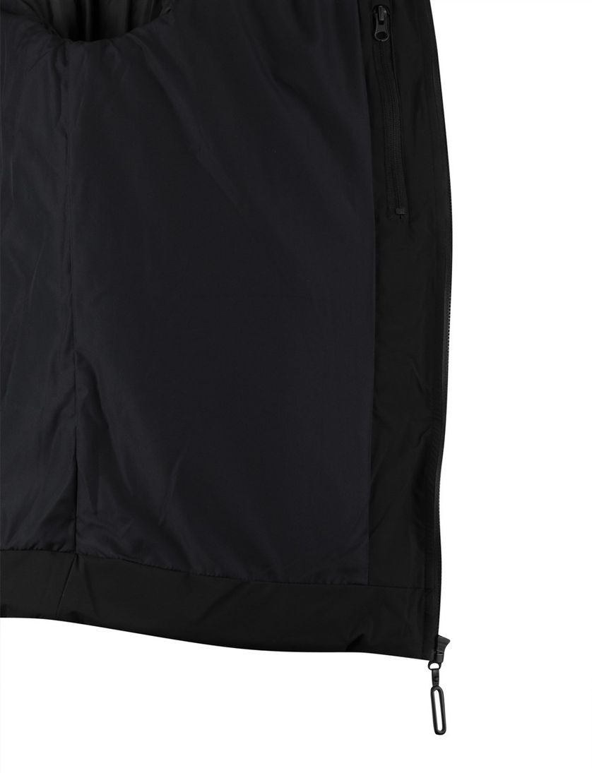 Cast Iron winterjas zwart gewatteerd normale fit