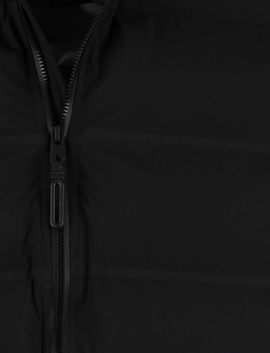 Cast Iron winterjas zwart effen gewatteerd