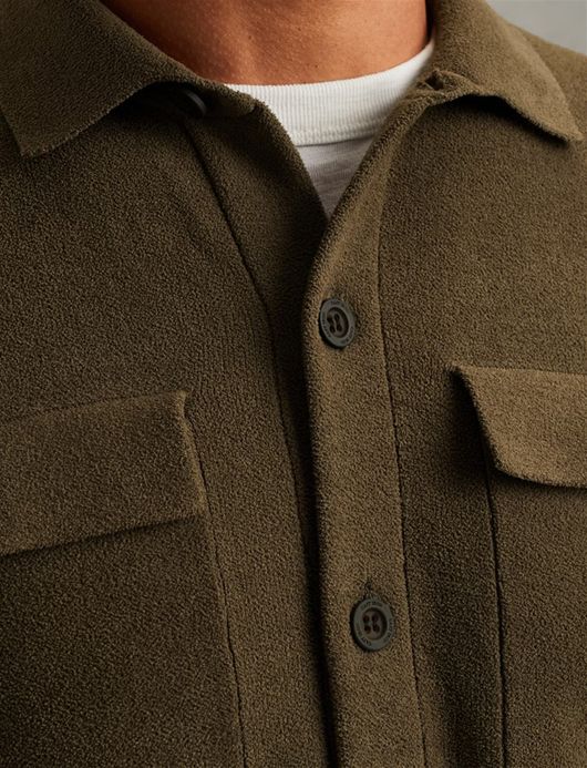 Cast Iron overshirt groen polyester