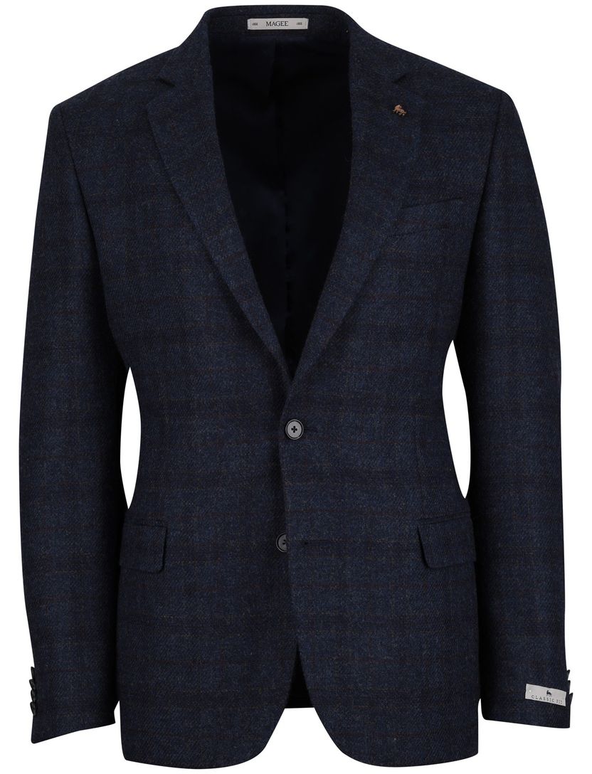 wollen colbert Magee donkerblauw