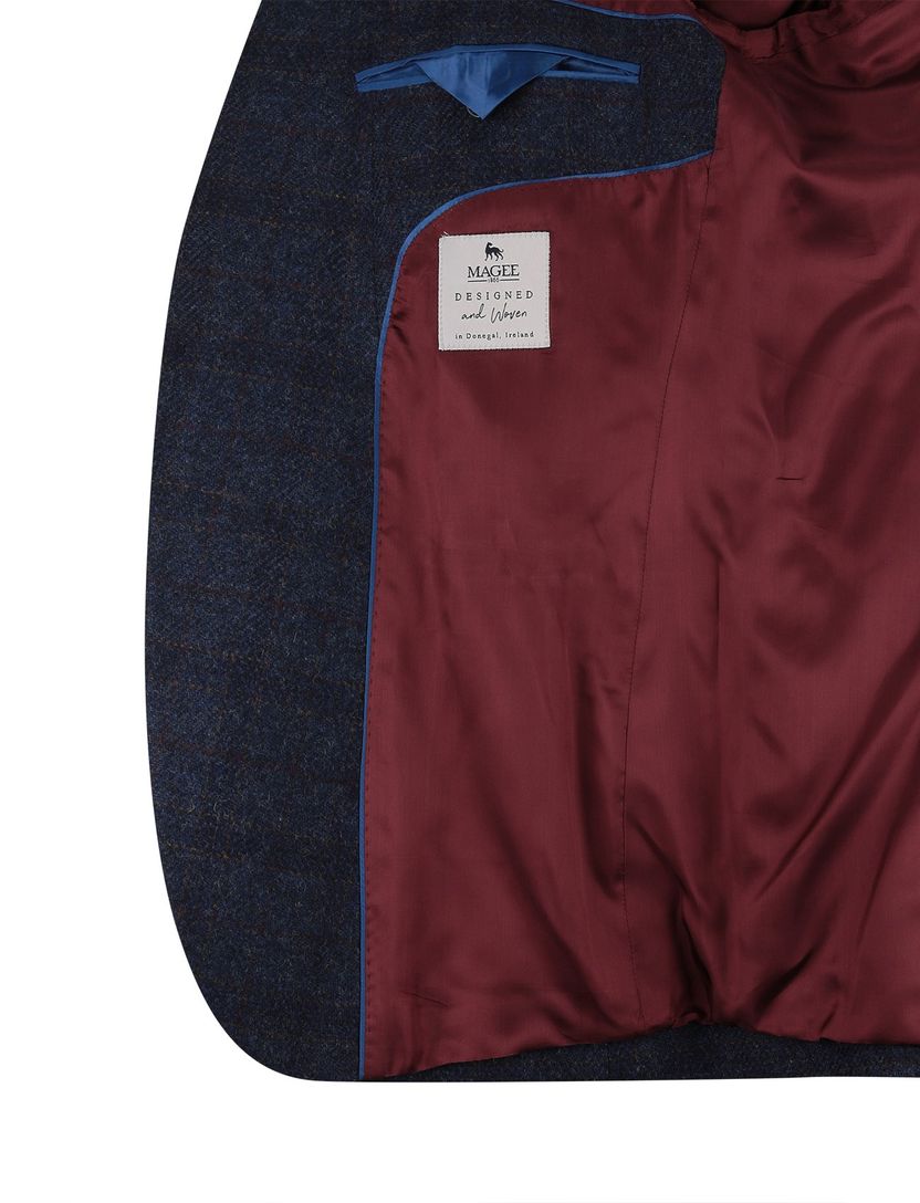 wollen colbert Magee donkerblauw