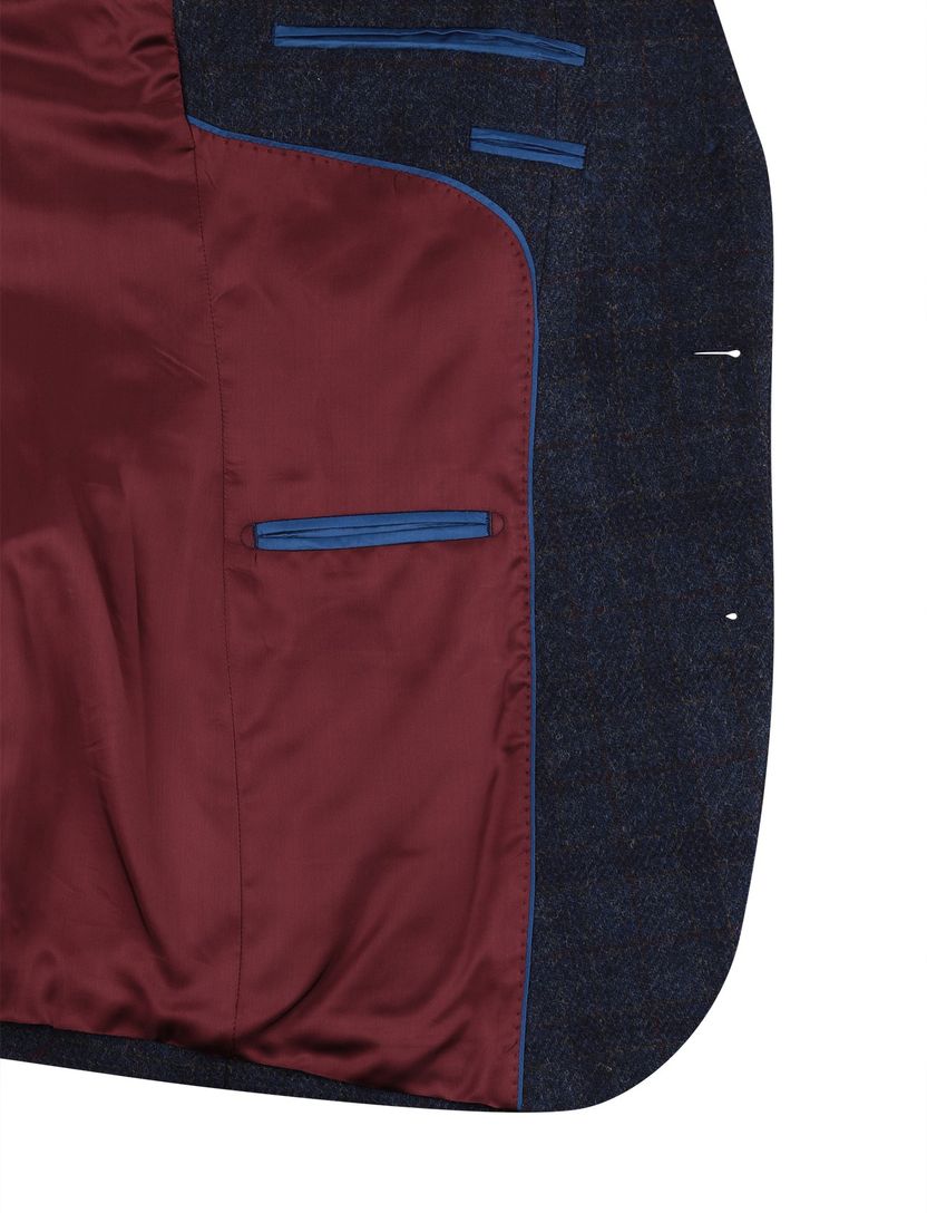 wollen colbert Magee donkerblauw