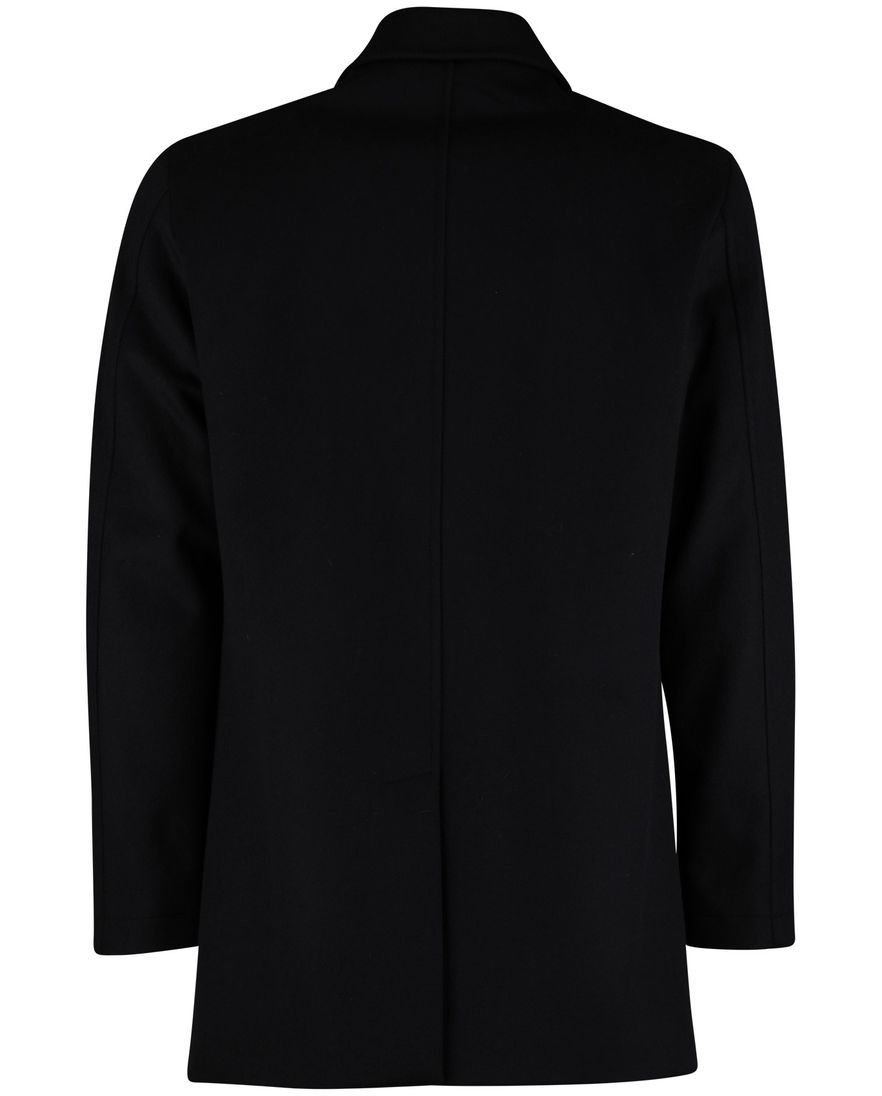 Magee manteljas donkerblauw effen