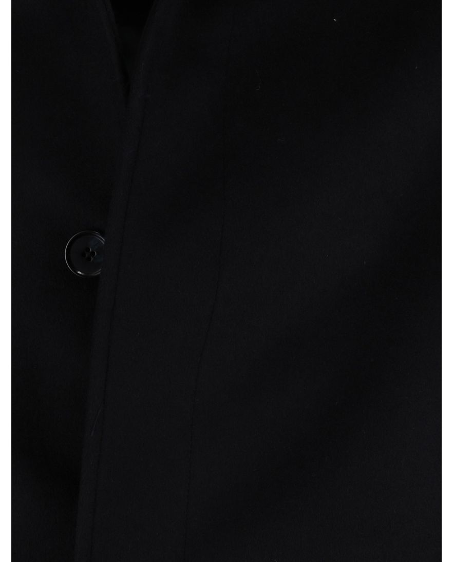 Magee manteljas donkerblauw effen