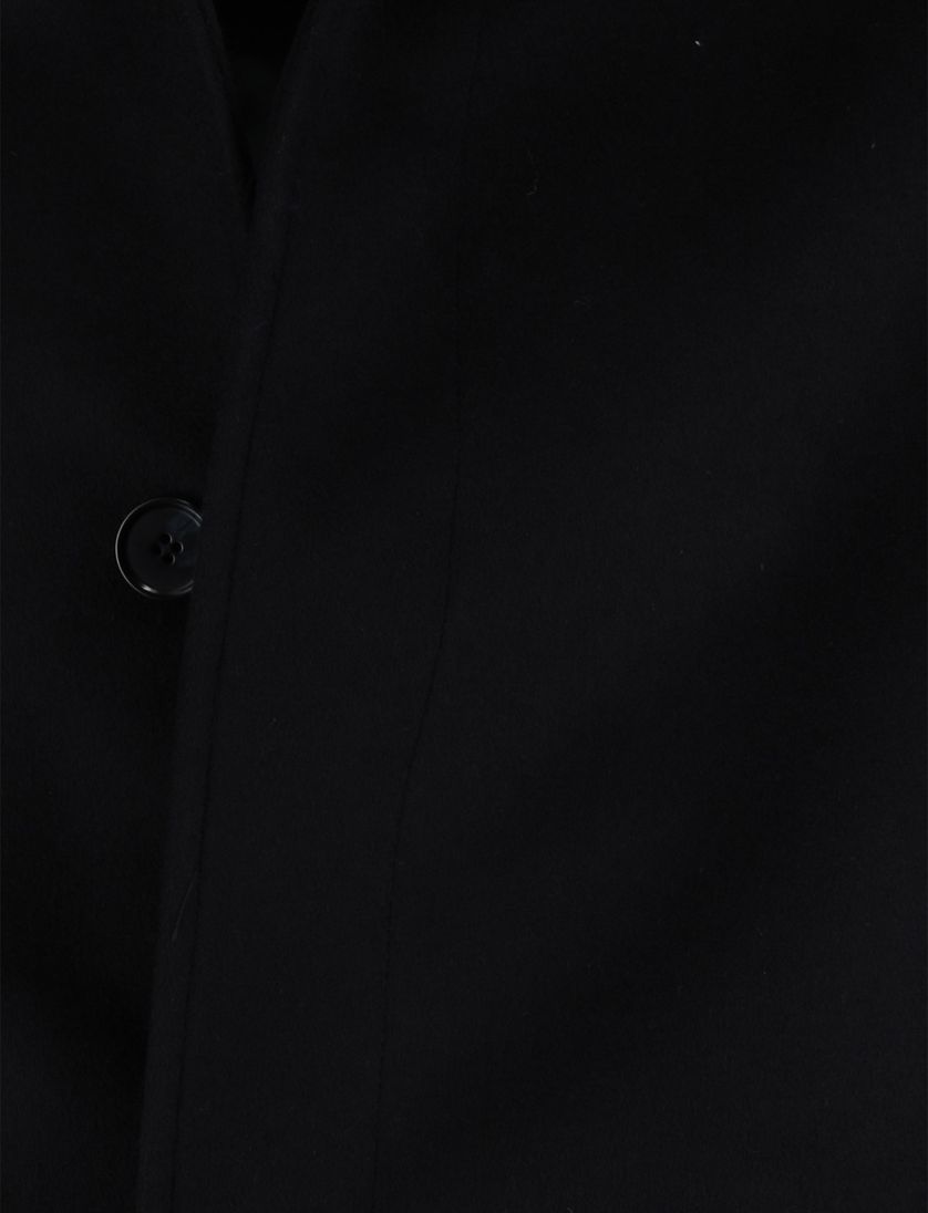 tussenjas Magee donkerblauw effen wol