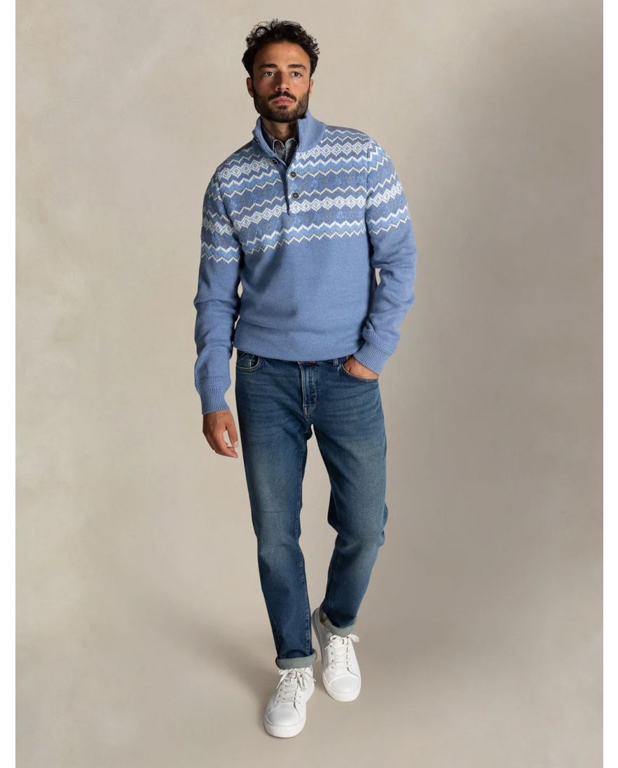 New Zealand trui lichtblauw