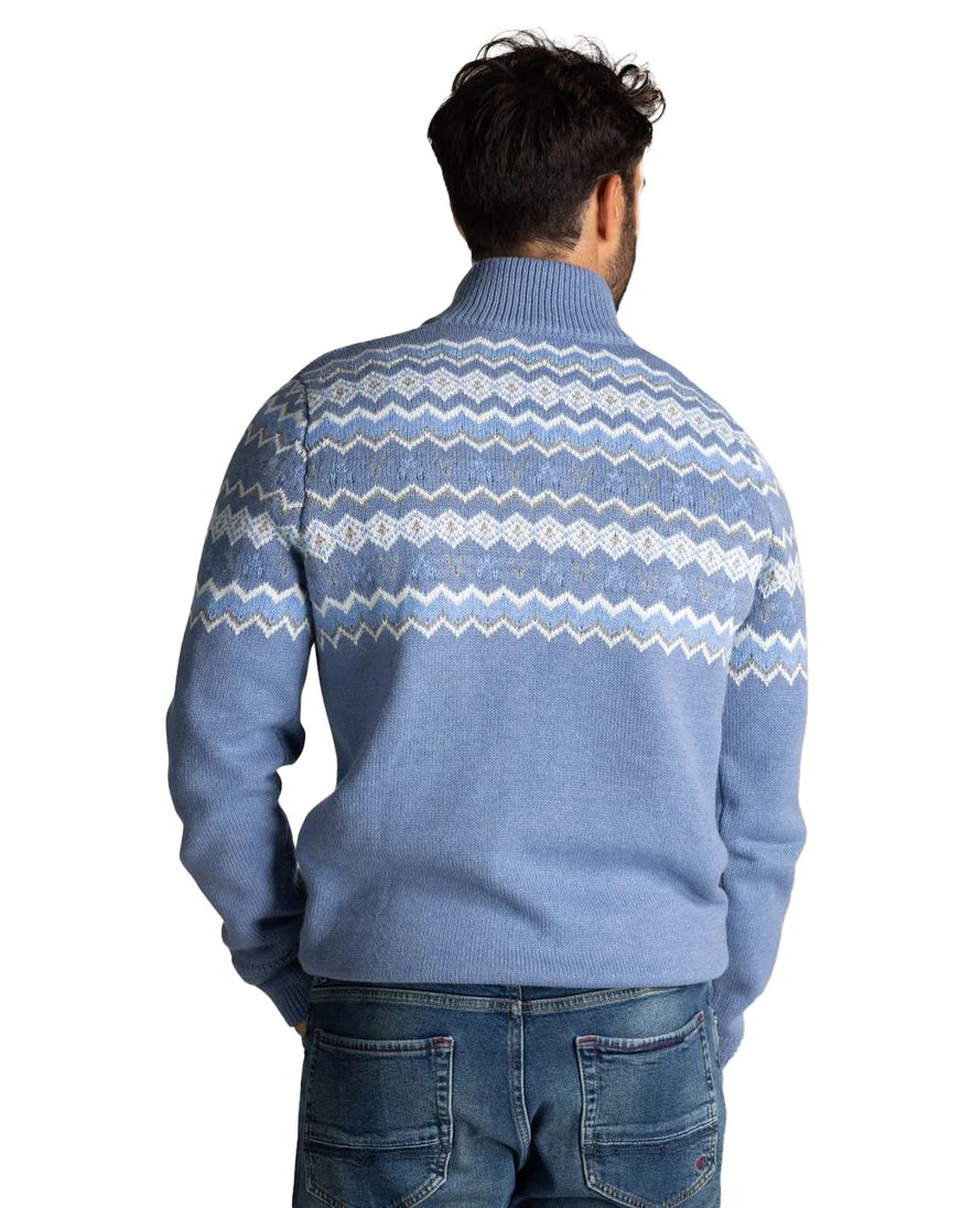 New Zealand trui lichtblauw