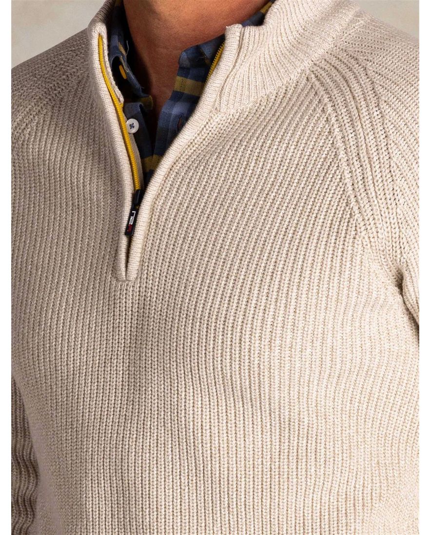 New Zealand trui beige 100% katoen