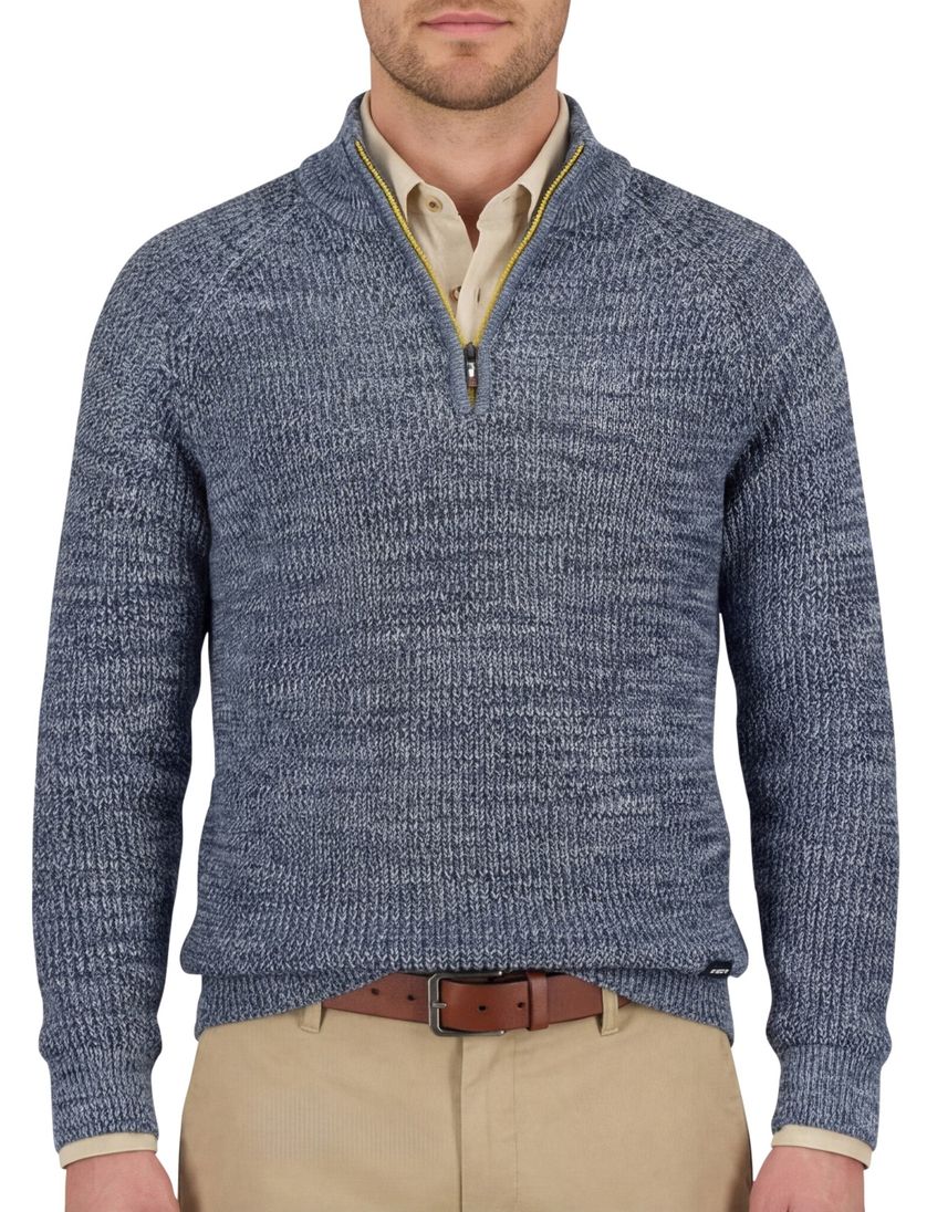 trui New Zealand blauw gemêleerd