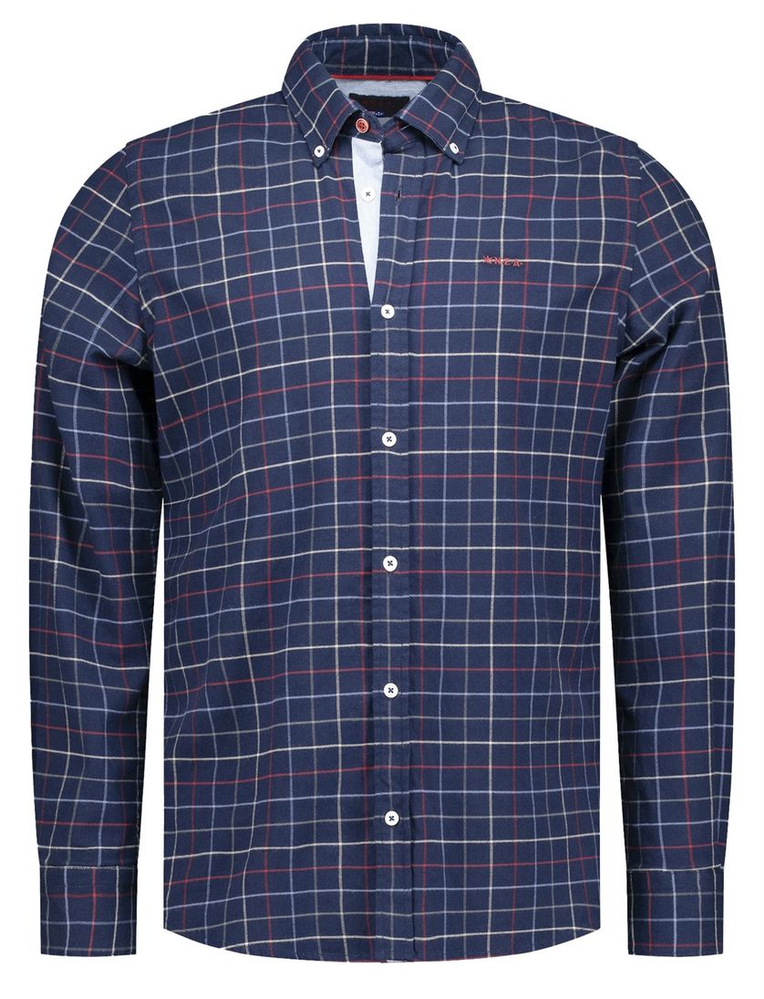 casual overhemd New Zealand donkerblauw Bruce