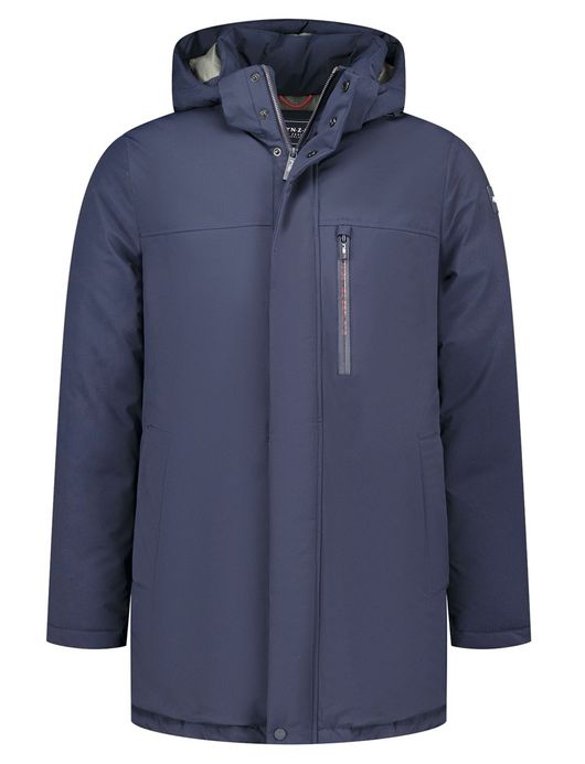 NZA jas donkerblauw half lang