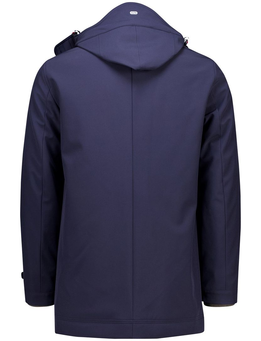 New Zealand winterjas normale fit waterafstotend donkerblauw