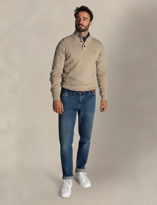 New Zealand trui beige