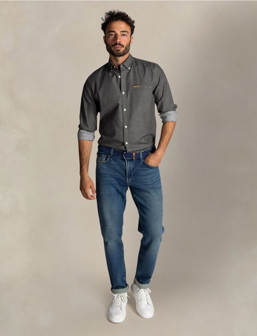 casual overhemd New Zealand groen