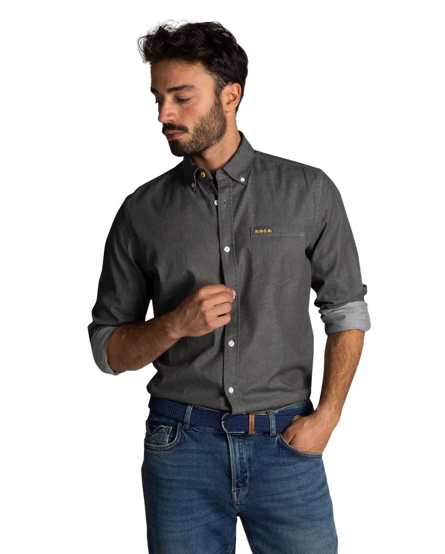 New Zealand casual overhemd groen