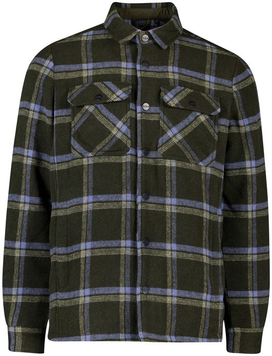 NZA overshirt groen geruit