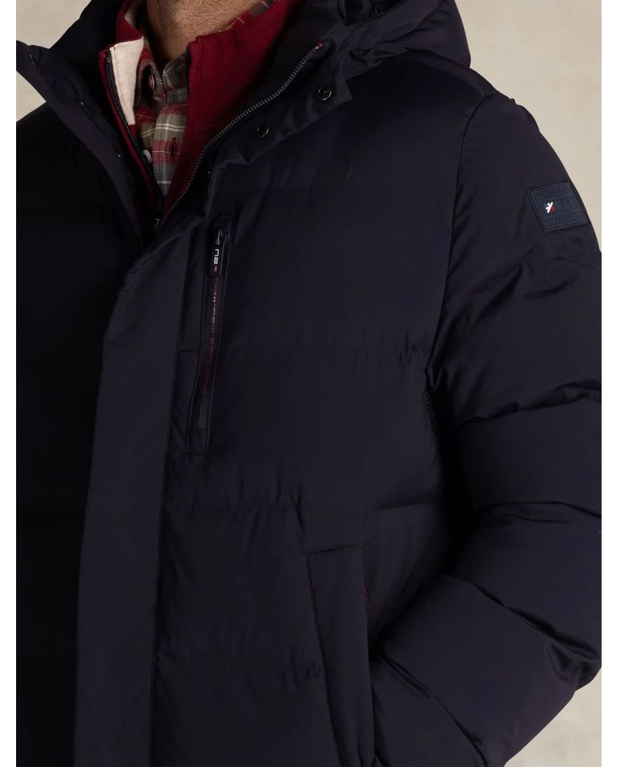 New Zealand winterjas donkerblauw gewatteerd