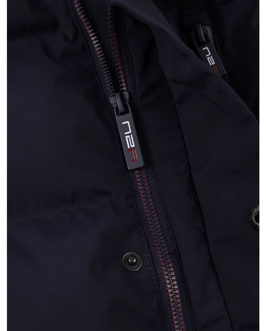 New Zealand winterjas donkerblauw gewatteerd