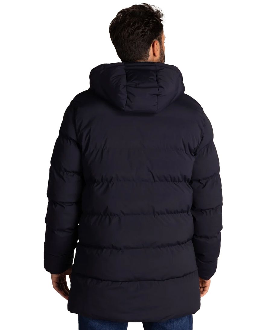 New Zealand winterjas donkerblauw gewatteerd