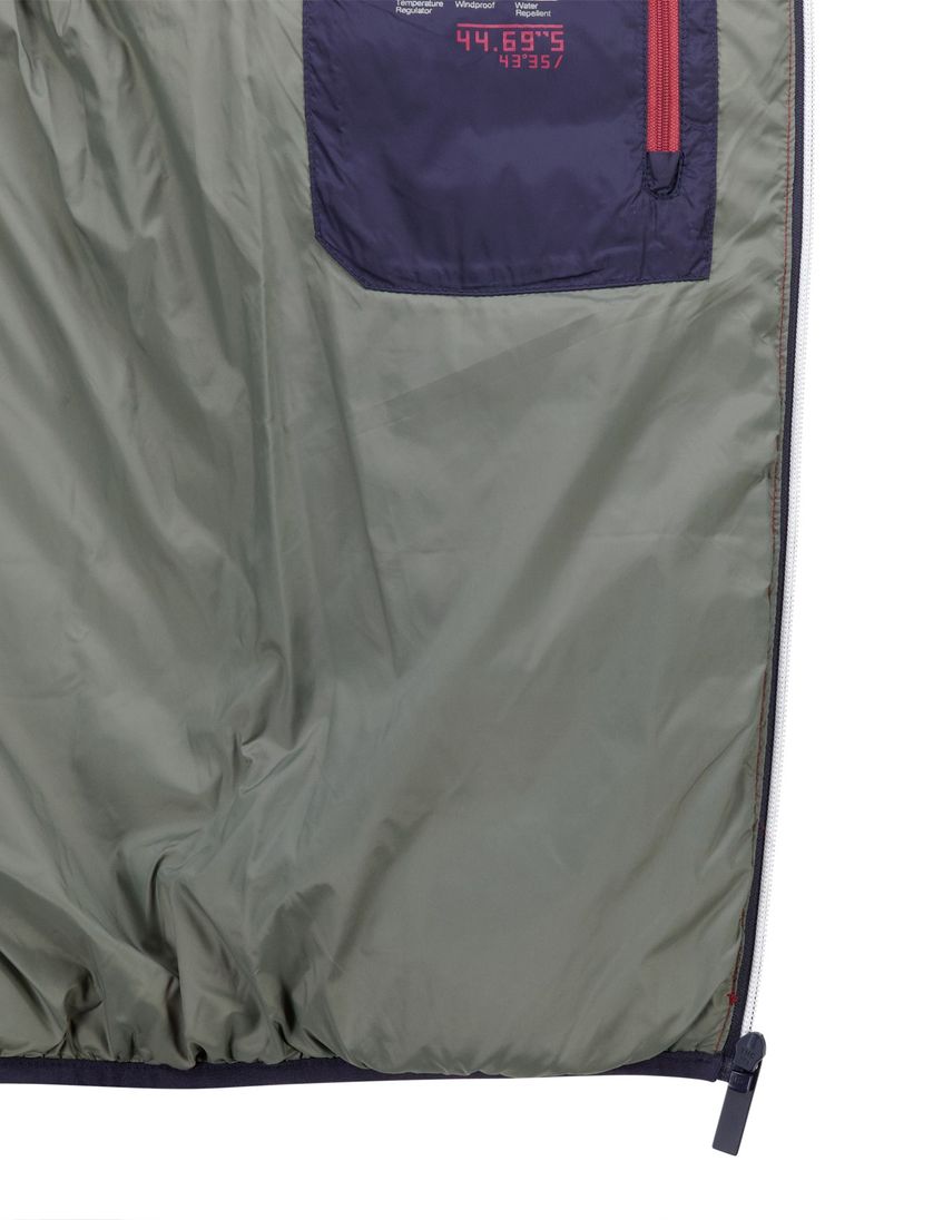 New Zealand effen rood bodywarmer normale fit