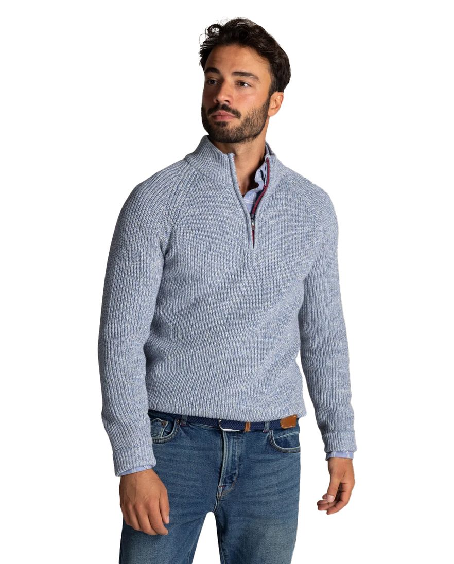 New Zealand trui lichtblauw