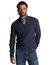 Half zip trui New Zealand donkerblauw