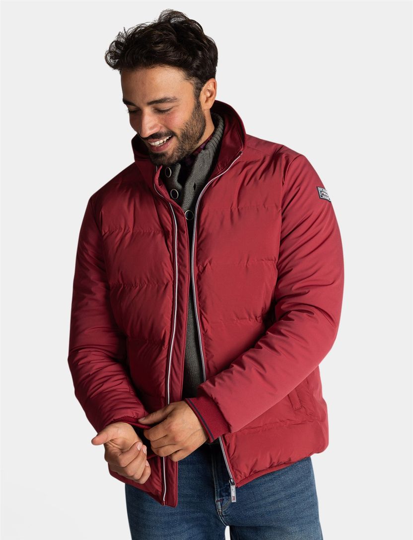 Winterjas New Zealand rood 100% polyester