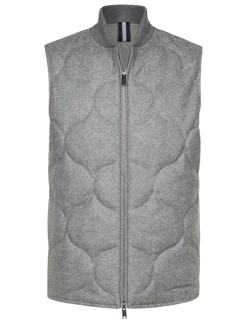 bodywarmer Profuomo grijs wol
